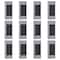 12 Packs: 15 ct. (180 total) Basic Elements™ 10" Black Taper Candles by Ashland®